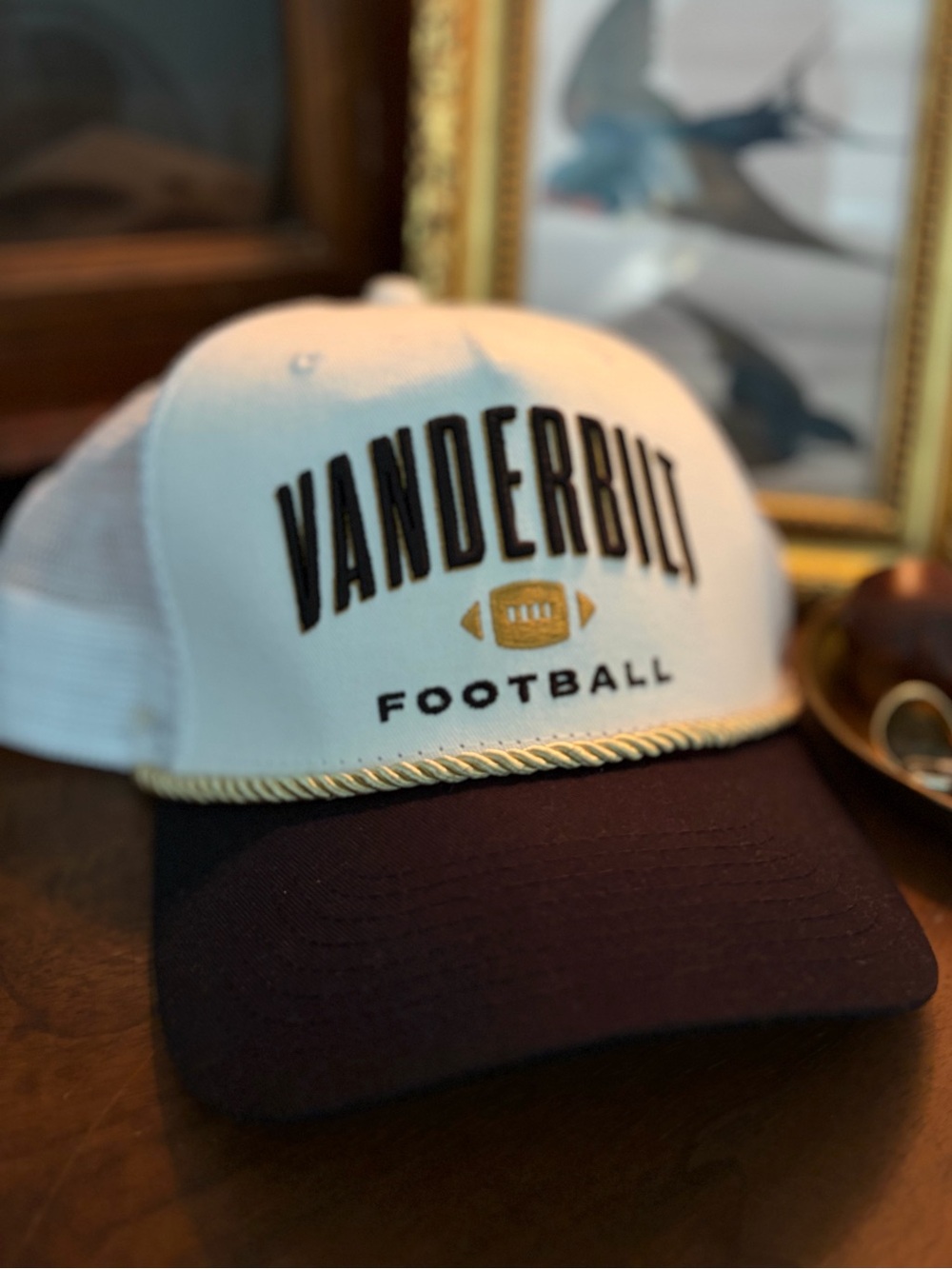 Vanderbilt Dome White Mesh Trucker Hat - DomeHats